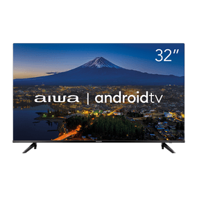 Smart TV Aiwa 32” Android, HD, Comando de voz, Dolby Áudio, HDR10 - AWS-TV-32-BL-02-A