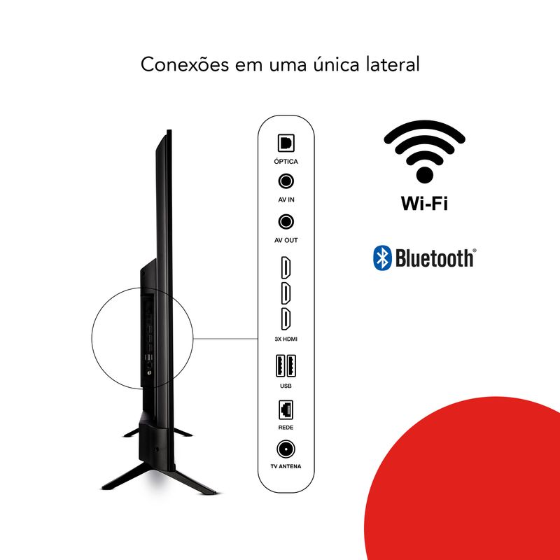 Smart-TV-50--Android-4K-Aiwa-com-conectores-em-uma-unica-lateral