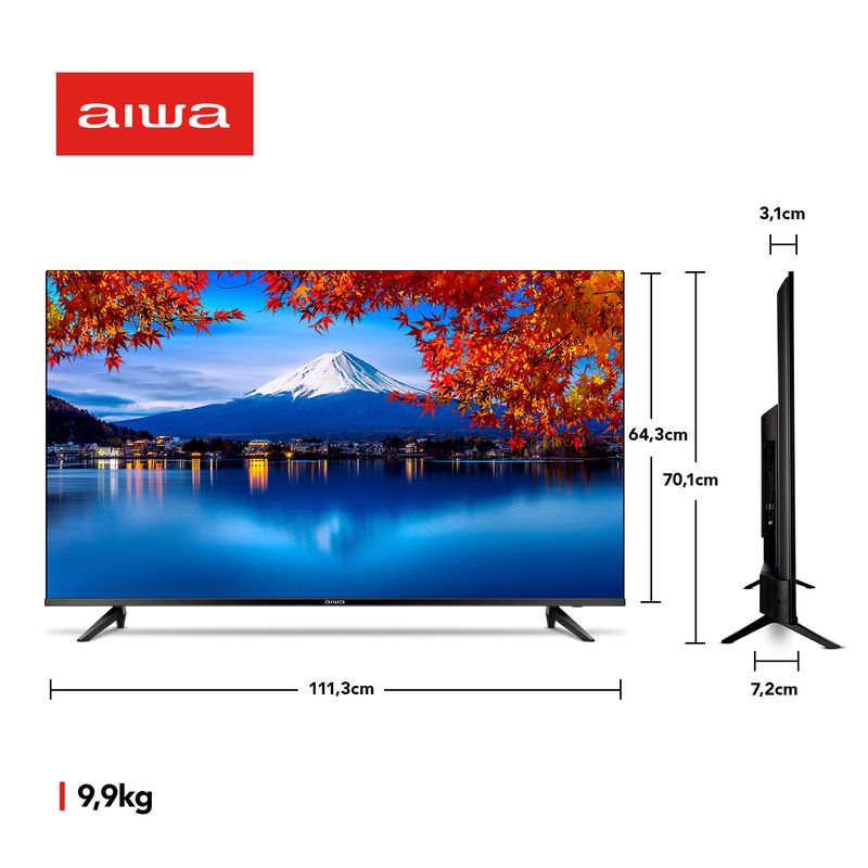 Smart TV 50'' Aiwa Google TV 4K — Aiwa