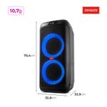 Caixa-de-Som-PartyBox-AIWA-preto-com-704cm-de-altura