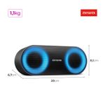 Caixa-de-Som-Speaker-AIWA-20cm