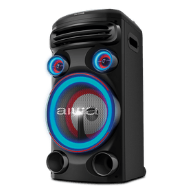 Torre de Som AIWA T1W-01 1500W 1Woofer10" BT RGB USB FM DJ