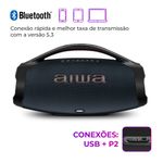 Caixa-de-Som-Boombox-Plus-conexao-rapida-USB-P2-Aiwa