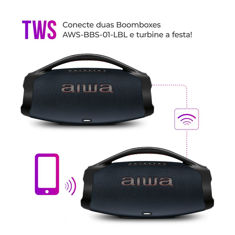 Caixa-de-Som-Boombox-Plus-conexao-wifi-Aiwa