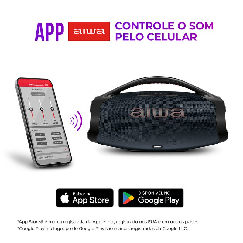 Caixa-de-Som-Boombox-Plus-controla-pelo-celular-Aiwa