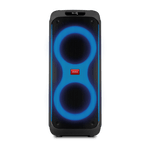Caixa-de-Som-PartyBox-AIWA-preto-com-luz-azul