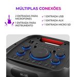Caixa-de-Som-PartyBox-AIWA-com-multiplas-conexoes