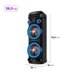 Torre-de-som-Aiwa--preta-com-754cm-de-altura