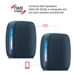 Caixa-de-Som-Speaker-AIWA-azul-com-conexao-wifi