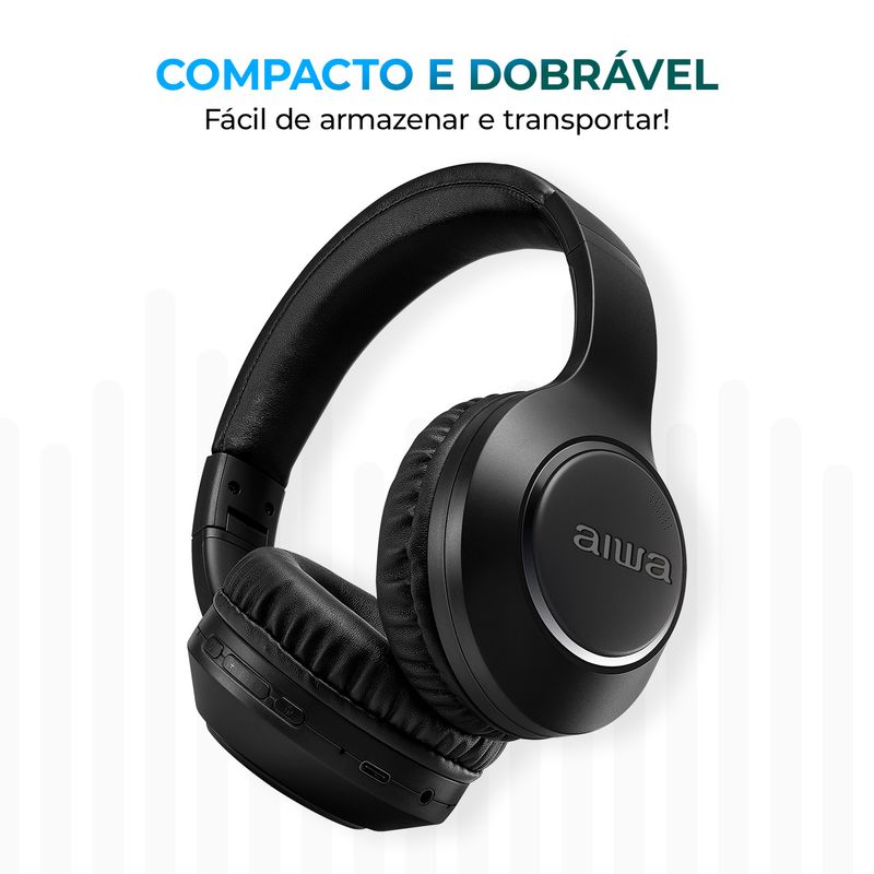 Fone-de-Ouvido-Headphone-Aiwa-compacto-e-drobravel