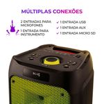 Caixa-de-Som-PartyBox-com-multiplas-conexoes-AIWA
