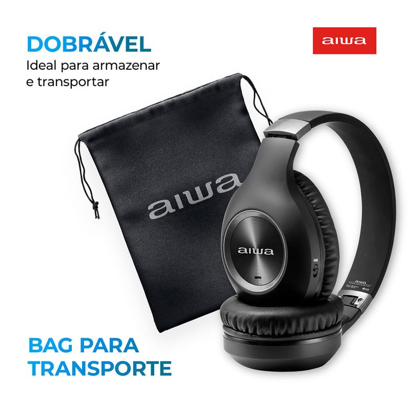 Fone-de-Ouvido-Headphone-AIWA-com-bag-para-transporte