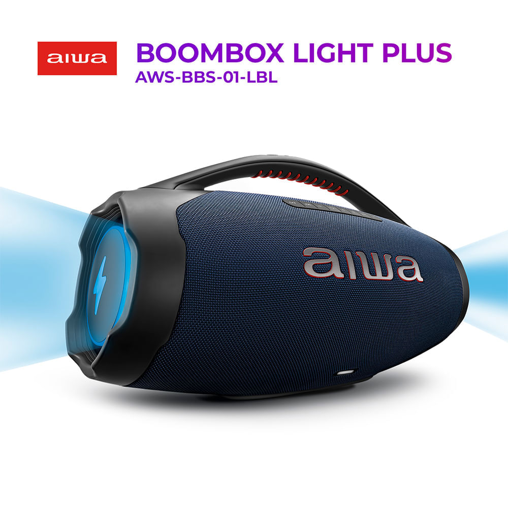 Boombox Aiwa AWS-BBS-01 LBL com Luzes
