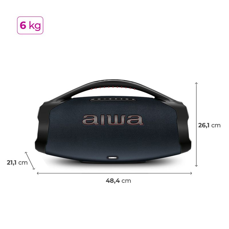 Caixa-de-Som-Boombox-Plus-261cm-de-altura-6kg-Aiwa